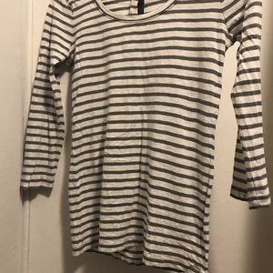 J. Crew Long Sleeve With 1/4 Zip On Back